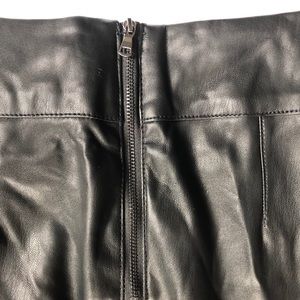 H&M Women’s Black Leather Skirt